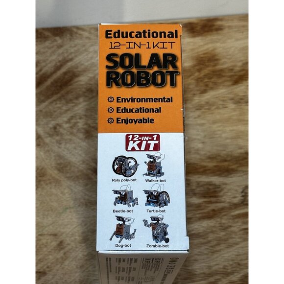 Educational 12-In-1 STEM Solar Robot Kit For Kids 8+ With 190+ Pieces By Lucky D - Picture 4 of 5